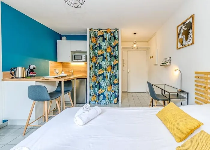 Studio Moderne Et Cosy A 700M De La Gare